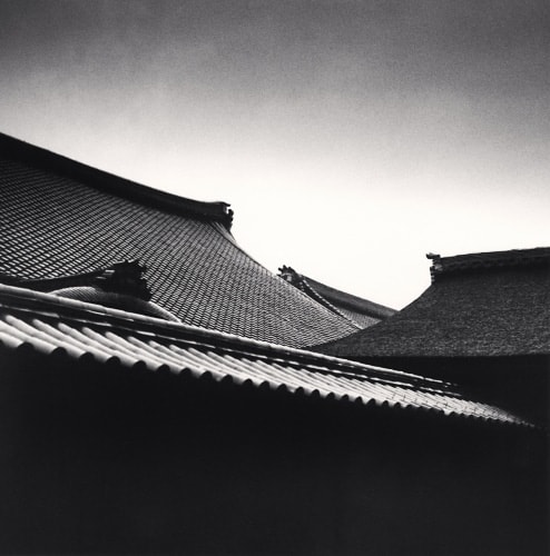Michael Kenna, Temple Rooftops, Kyoto, Honshu, Japan., 1987