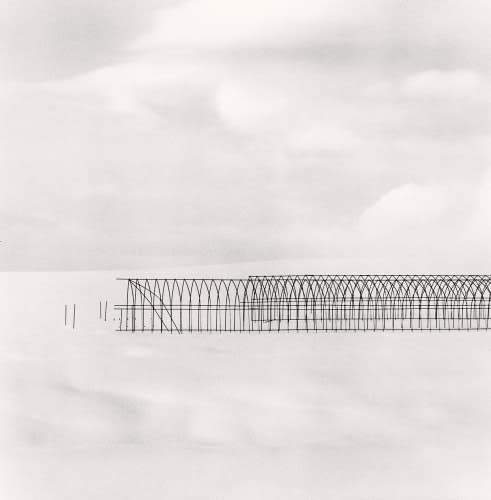 Michael Kenna, Greenhouse Structure, Study 2, Biei, Hokkaido, Japan., 2004