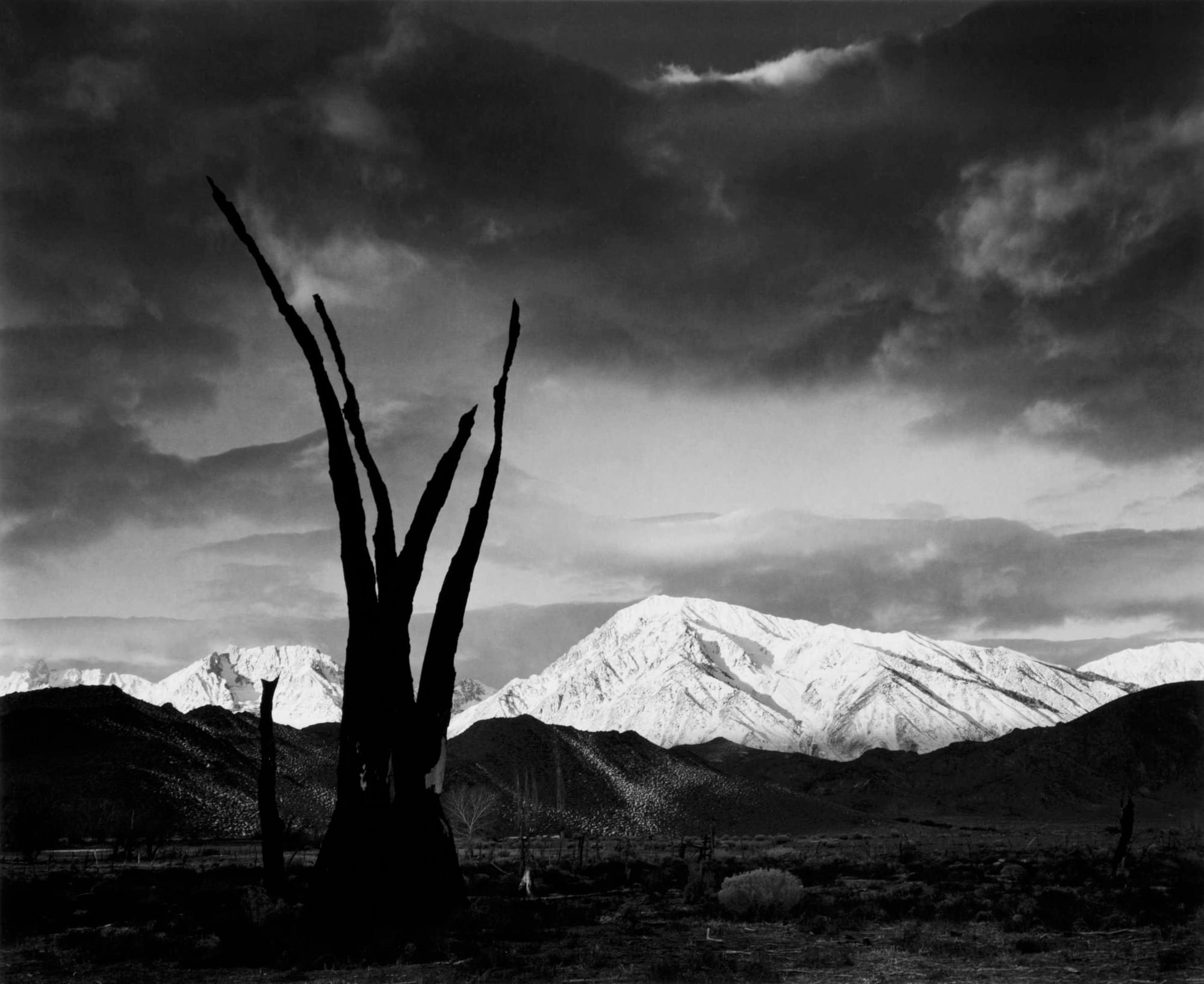 Ansel Adams, Sunrise, Mt. Tom, Sierra Nevada, California, 1948, printed 1976