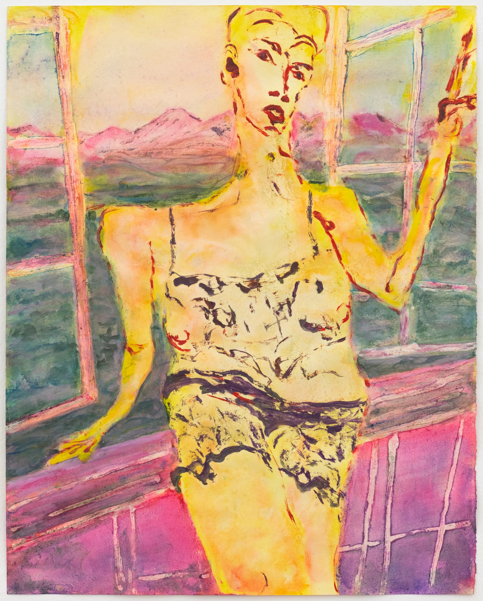 Andriu Deplazes, À la fenêtre (At an open window), 2023