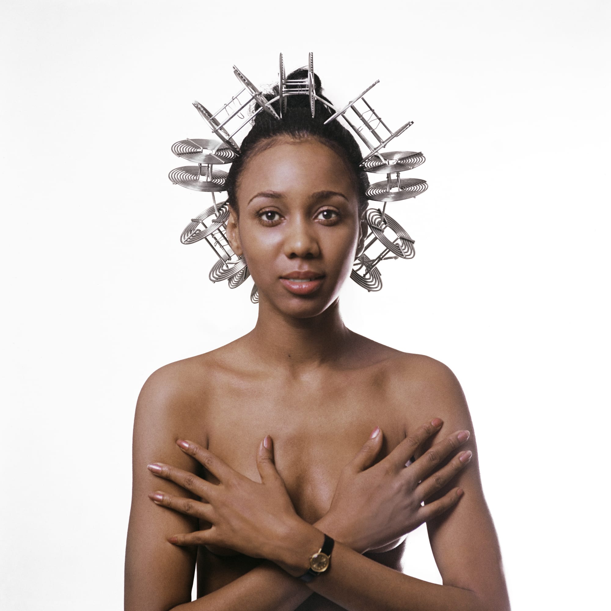 Kwame Brathwaite, Untitled (Portrait, Reels as Crown), 1972 c., printed 2021