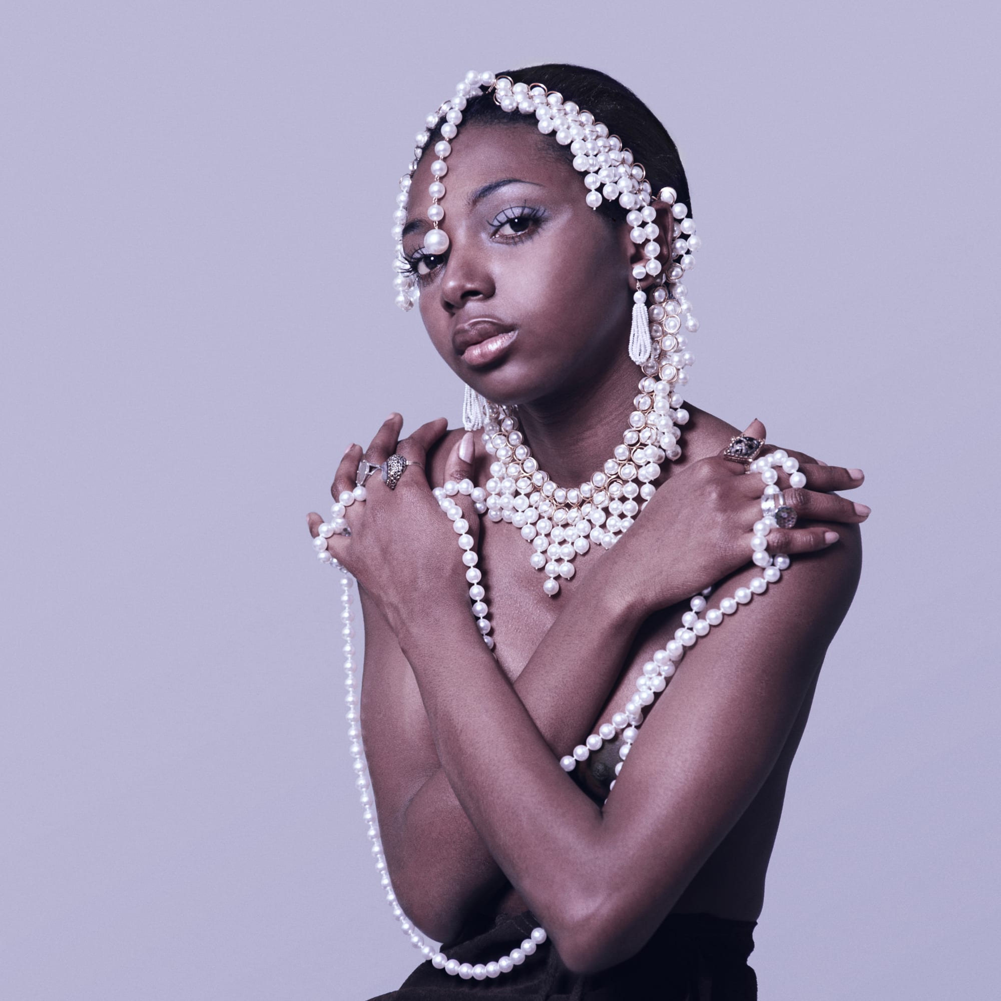 Kwame Brathwaite, Untitled (Pearls), 1970 c., printed 2021