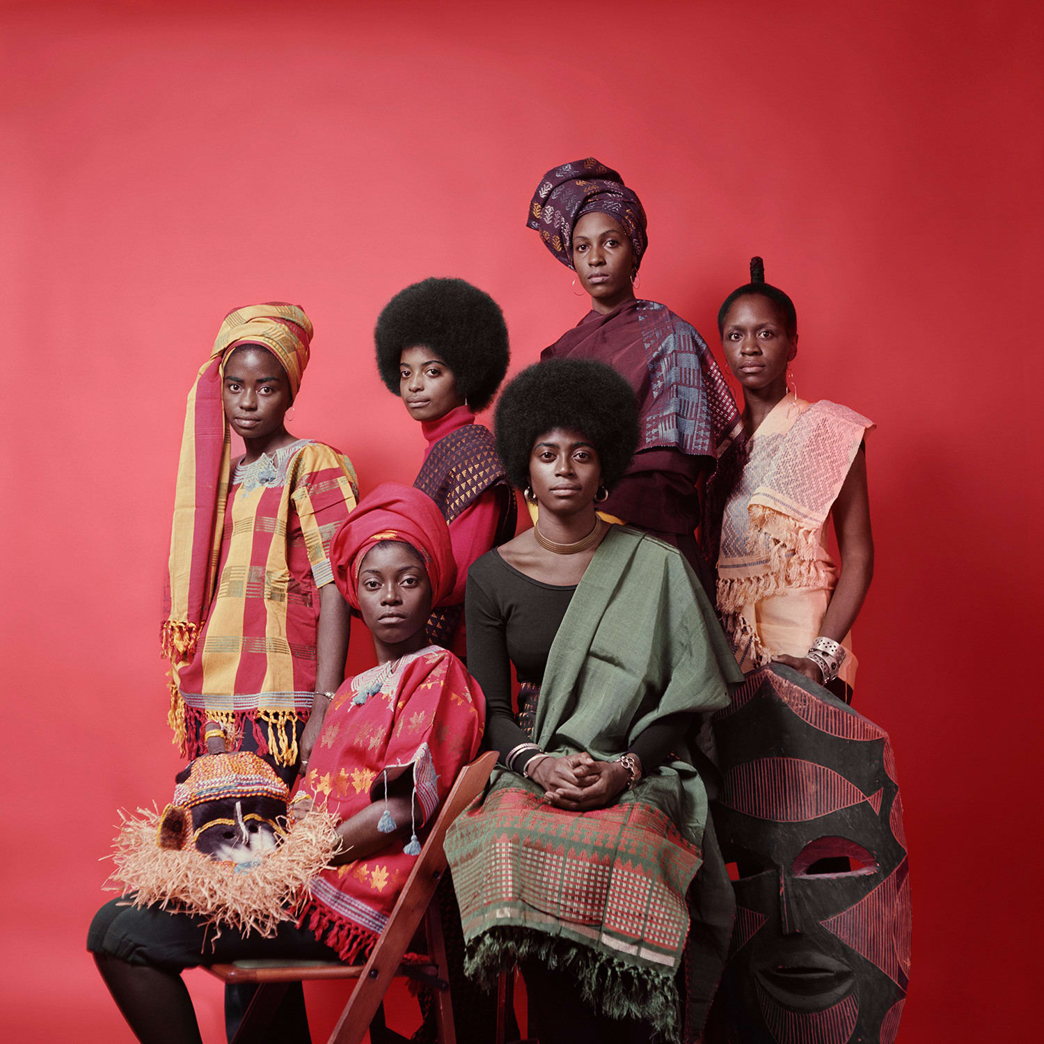 Kwame Brathwaite, Untitled (Grandassa Models in Studio), 1972 c., printed 2022