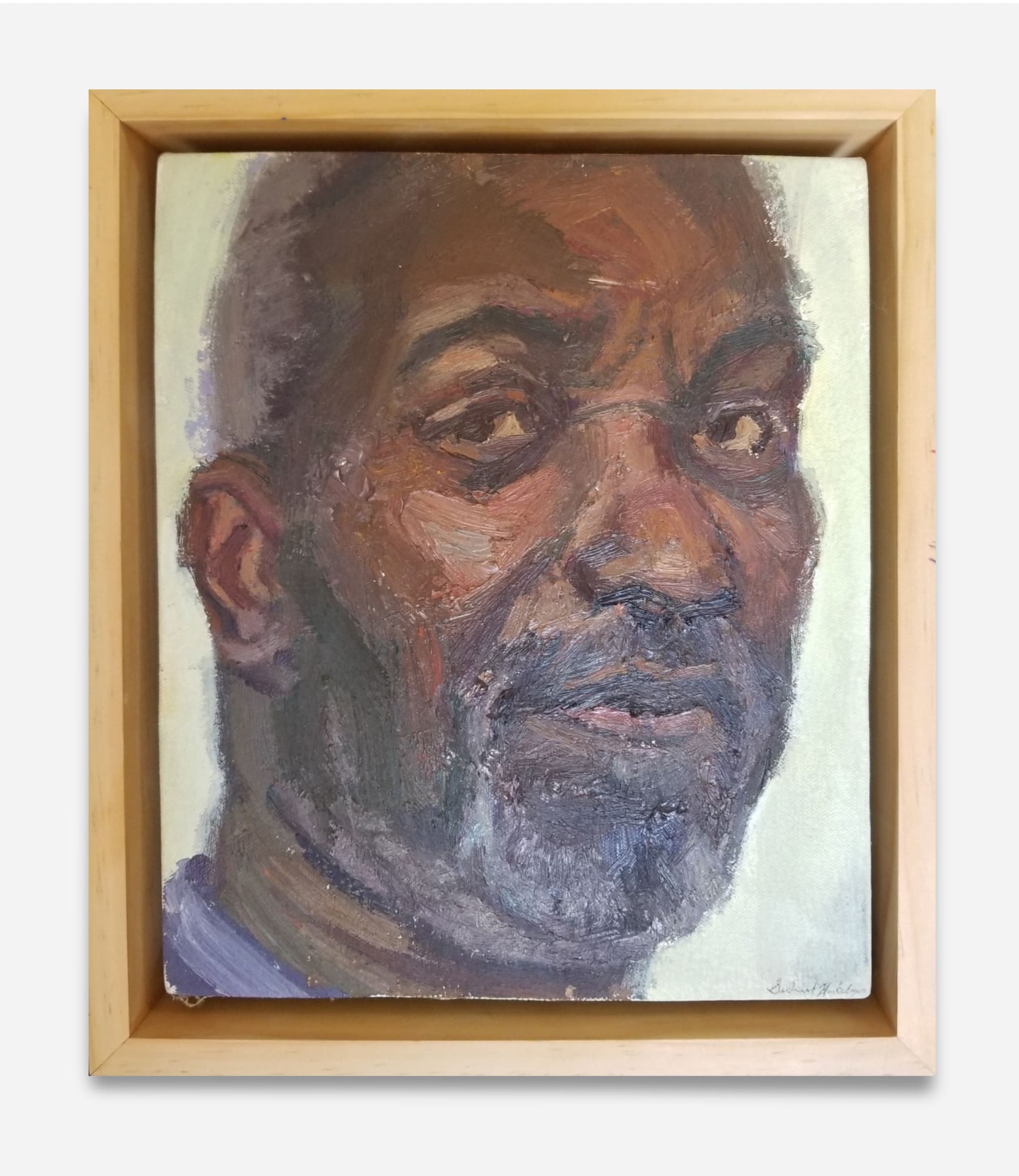 Sedrick Huckaby, Study for "Roy Lester, Fat-Brown Daddy", 2020