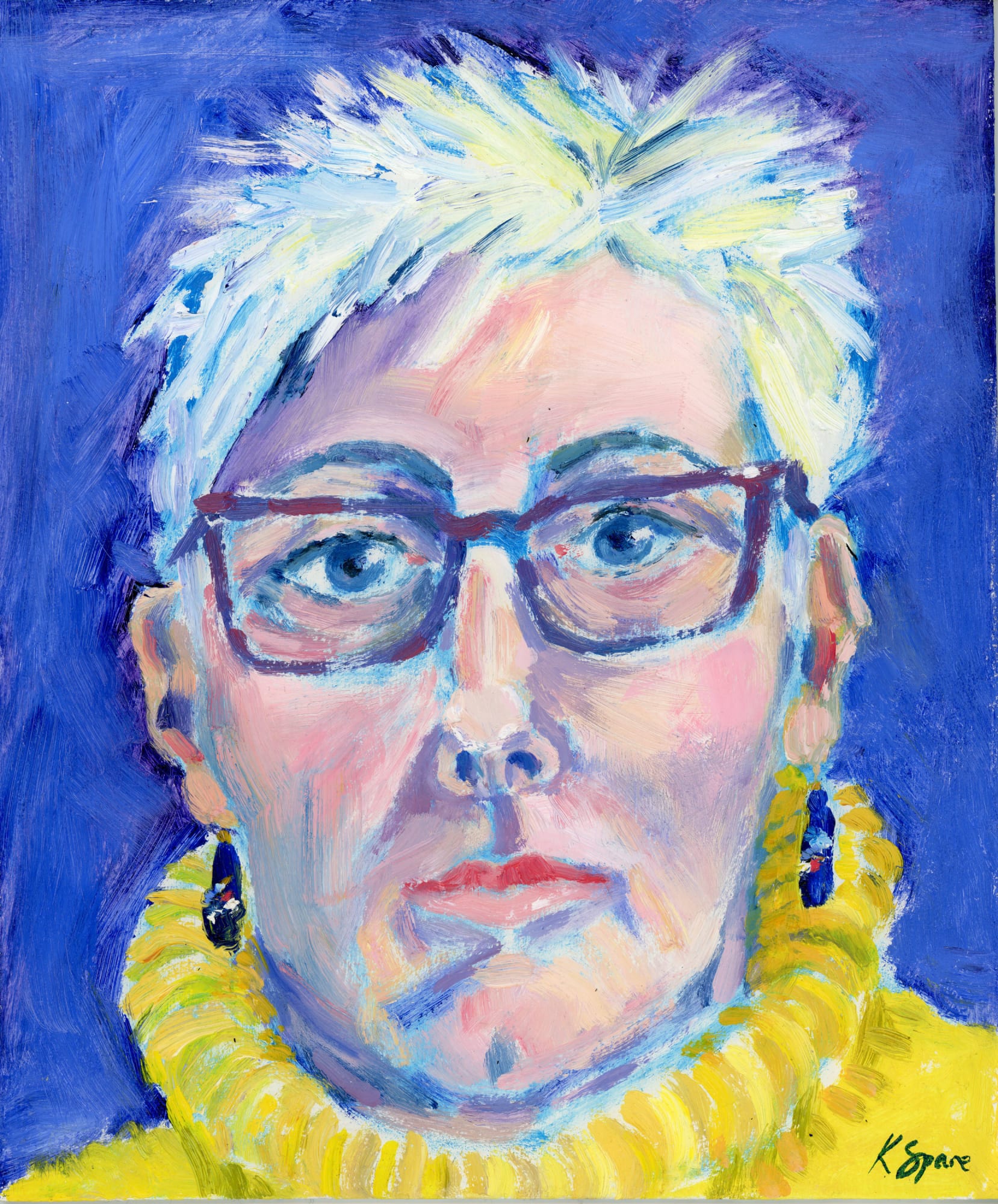 Kay Spare, Kay Spare, Self Portrait, Torrential Rain in Devon