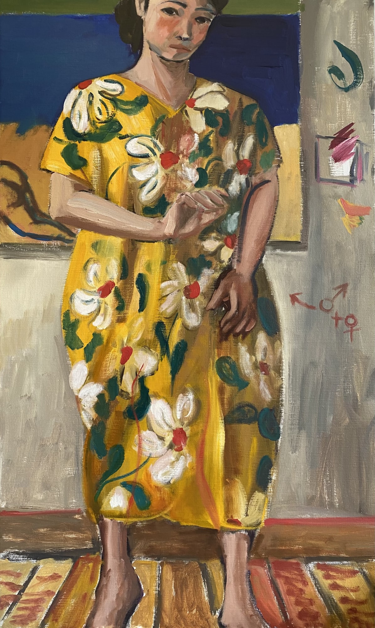 Xiao-Yang Li, Self Portrait as a pregnant woman