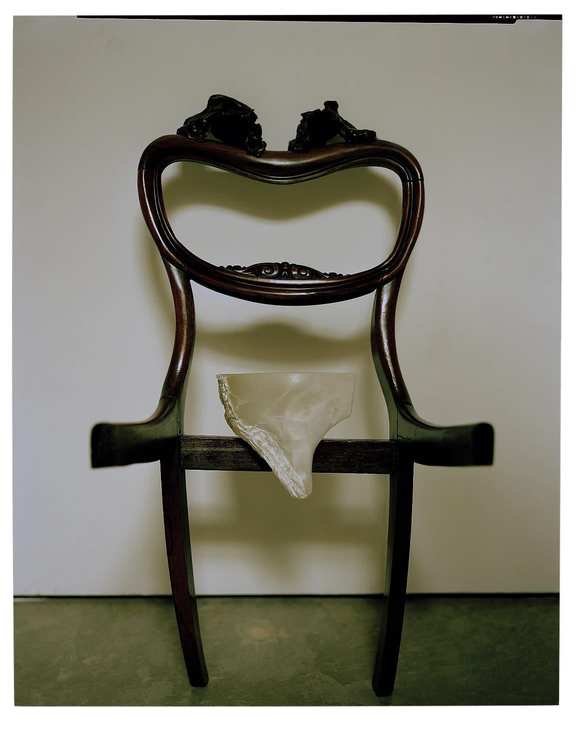 Sasha Cherkas, Reaching Comfort/ Self-portrait (2018)