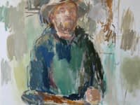 Daniel Shadbolt, Standing Self-Portrait