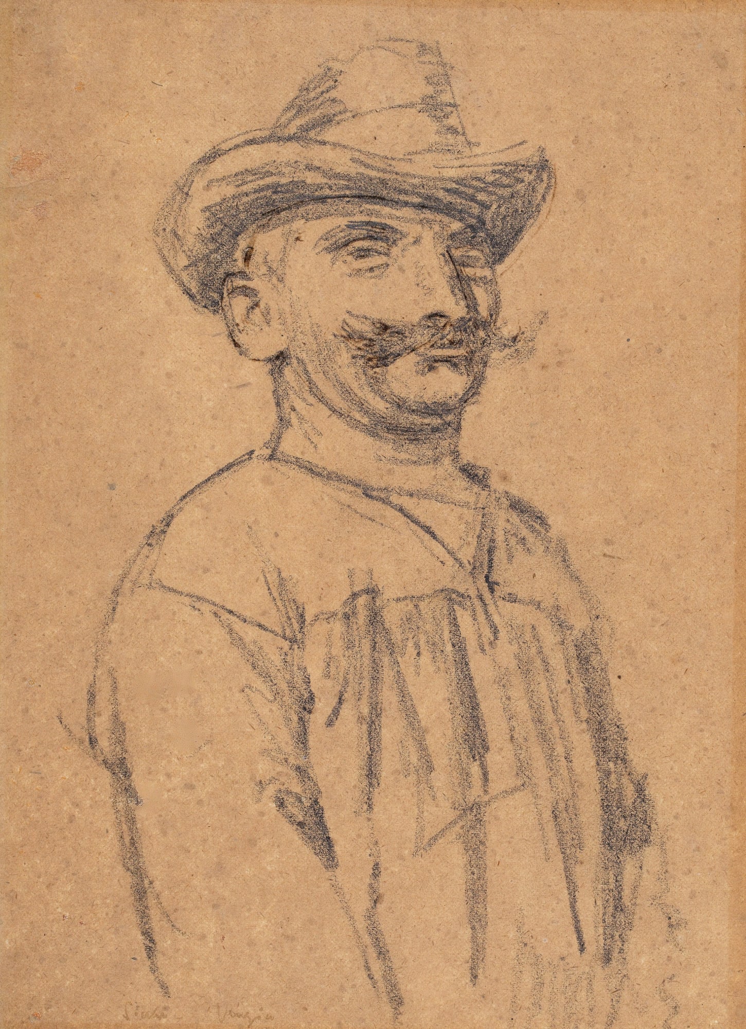 Walter Sickert, Portrait of Signor De Rossi or Gondolier, 1903, c.