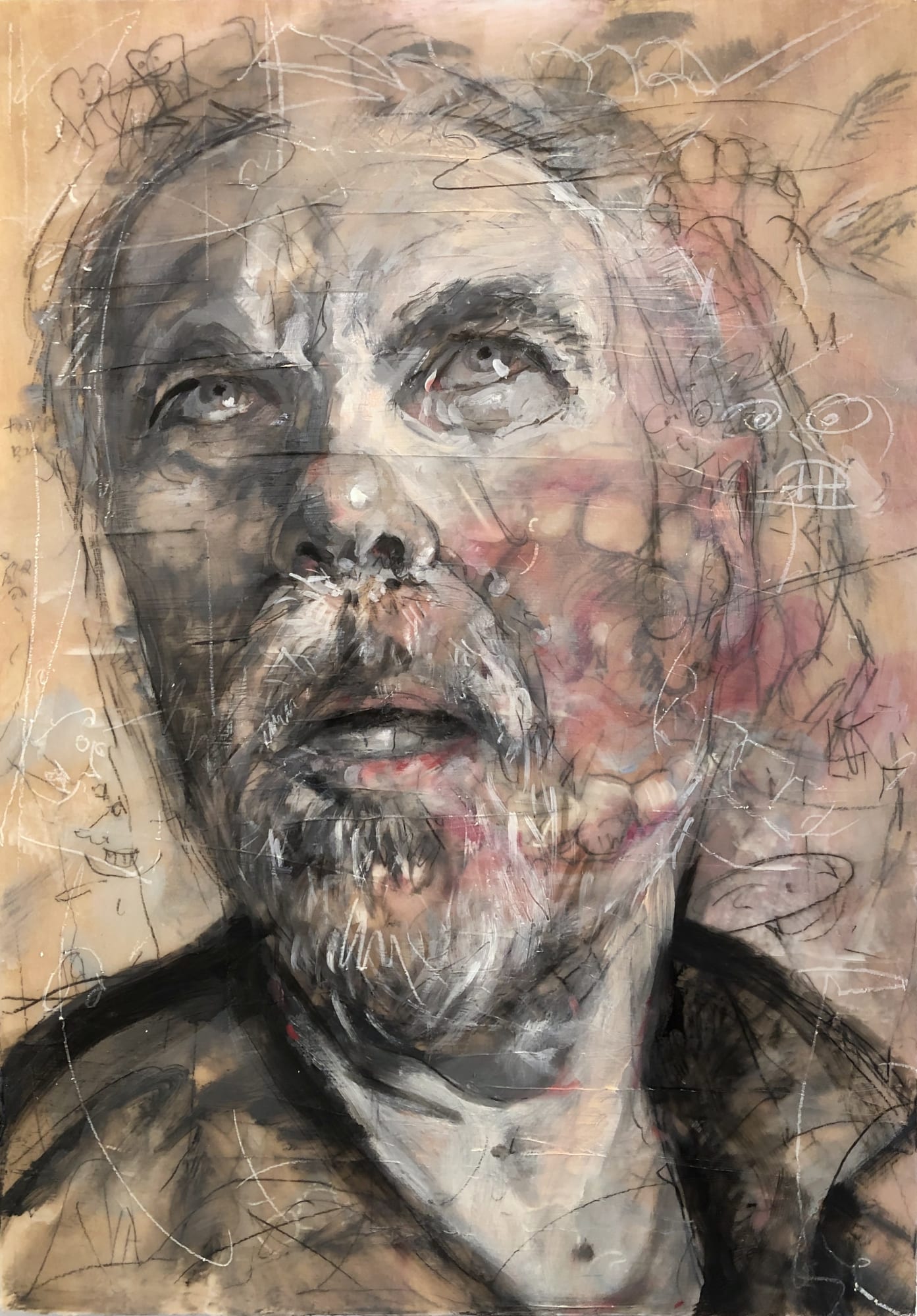 Peter Monkman, Self Portrait with Tooth Ache