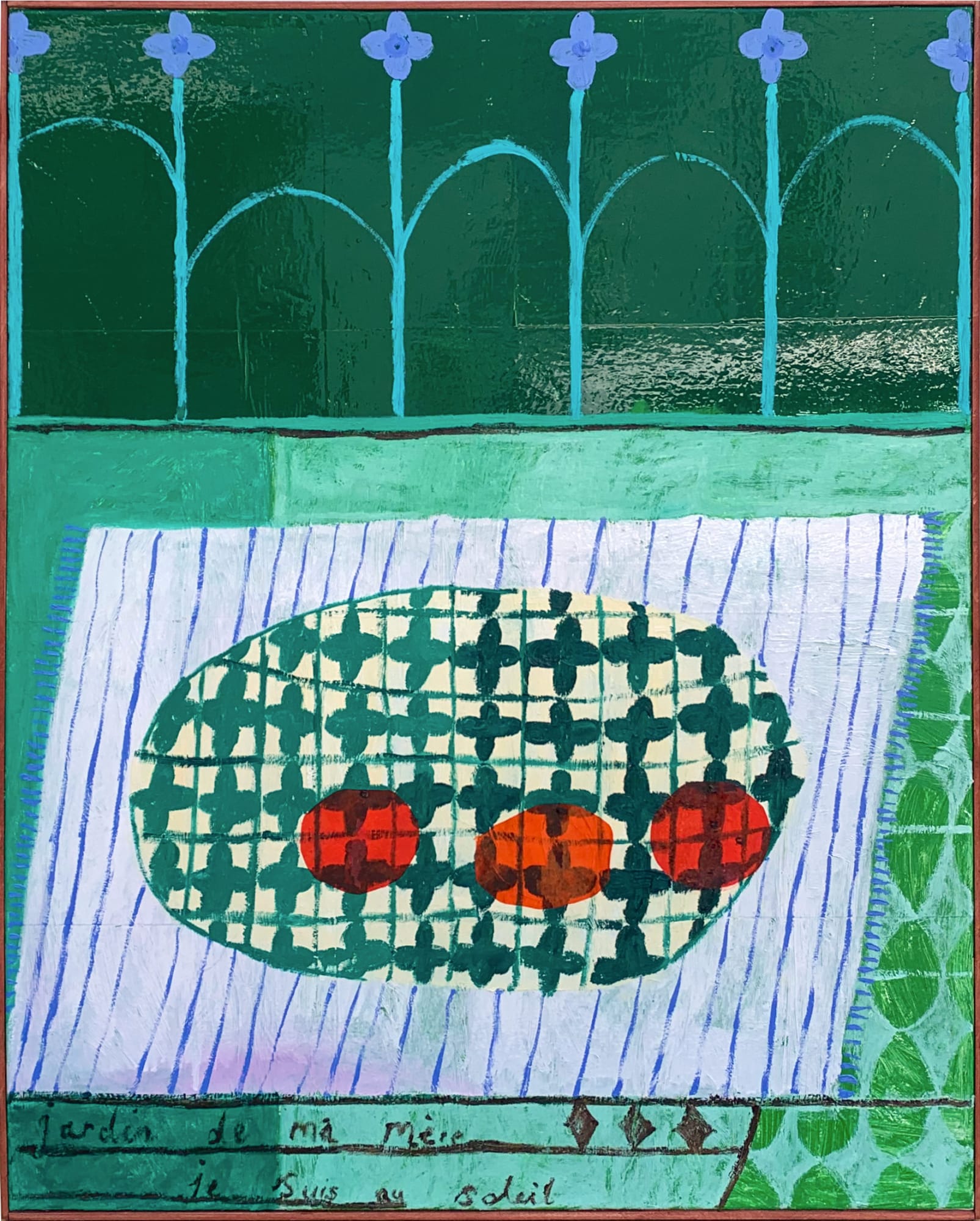 Galina Munroe, Jardin de ma mere, au soleil, 2021