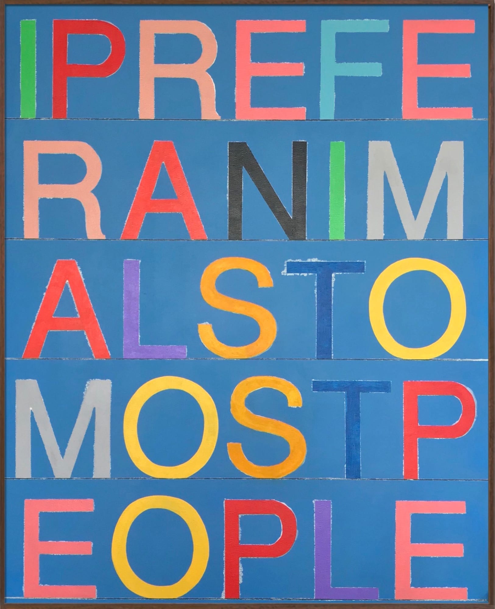 Rachael McCully, I Prefer Animals To Most People, 2020