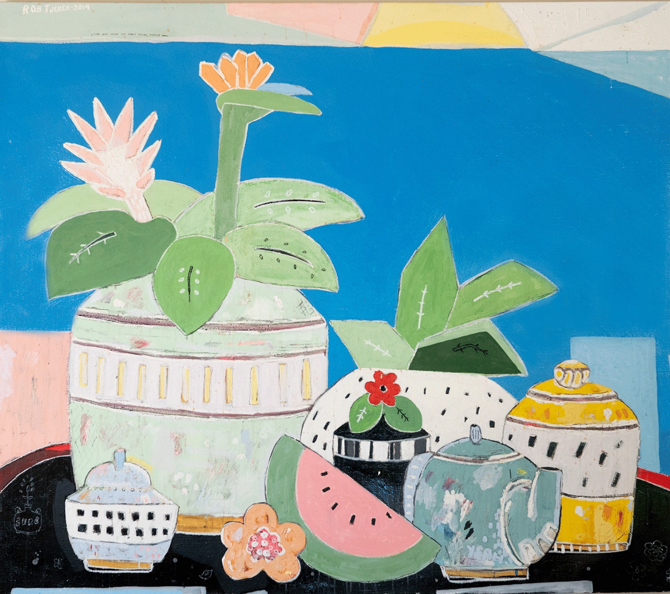 Rob Tucker, Lime and mint on fruit salad please, 2019