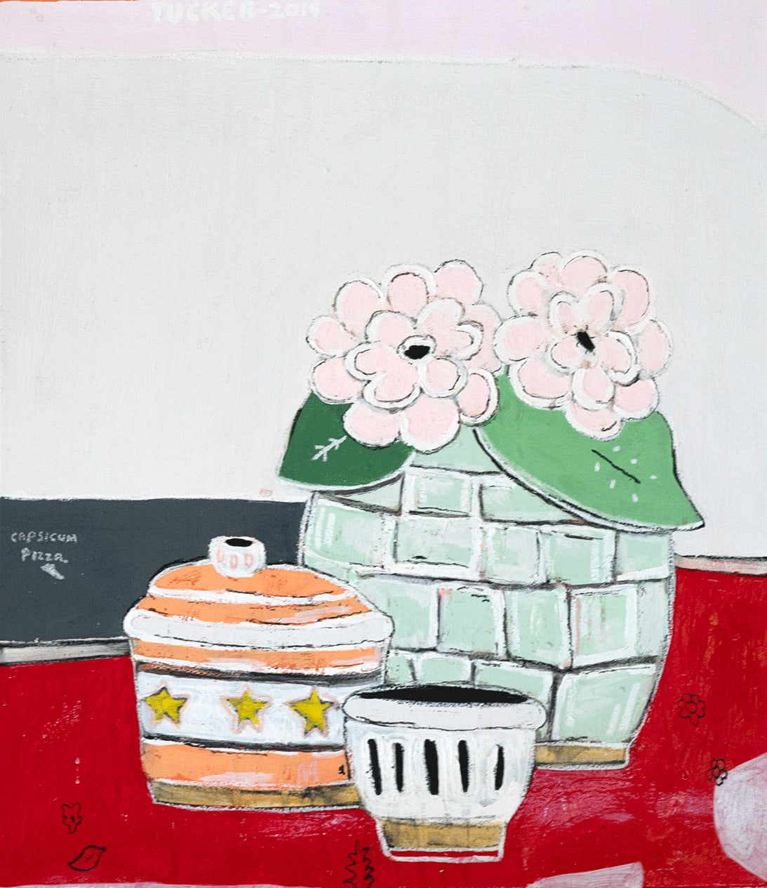 Rob Tucker, capsicum pizza, 2019