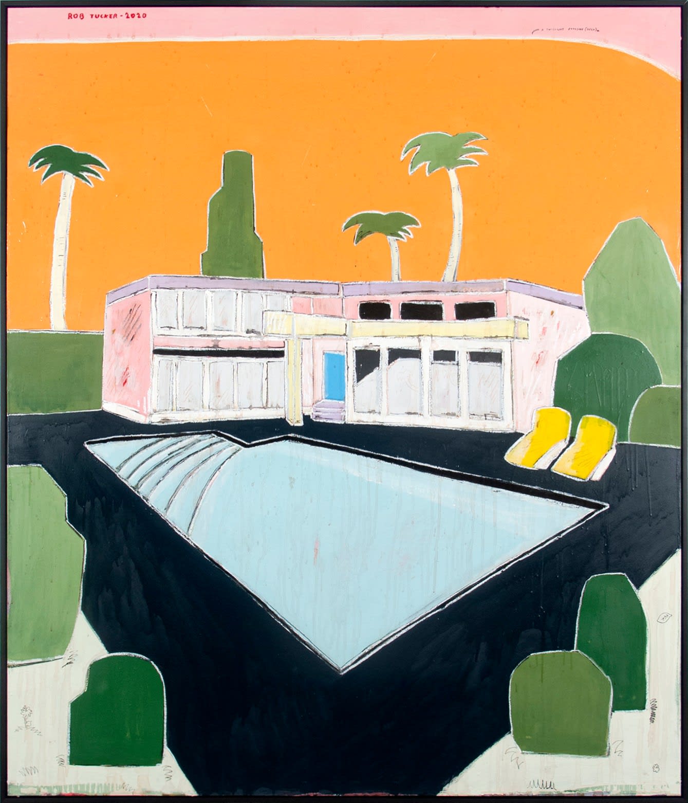 Rob Tucker, A Twilight Poolside, 2020