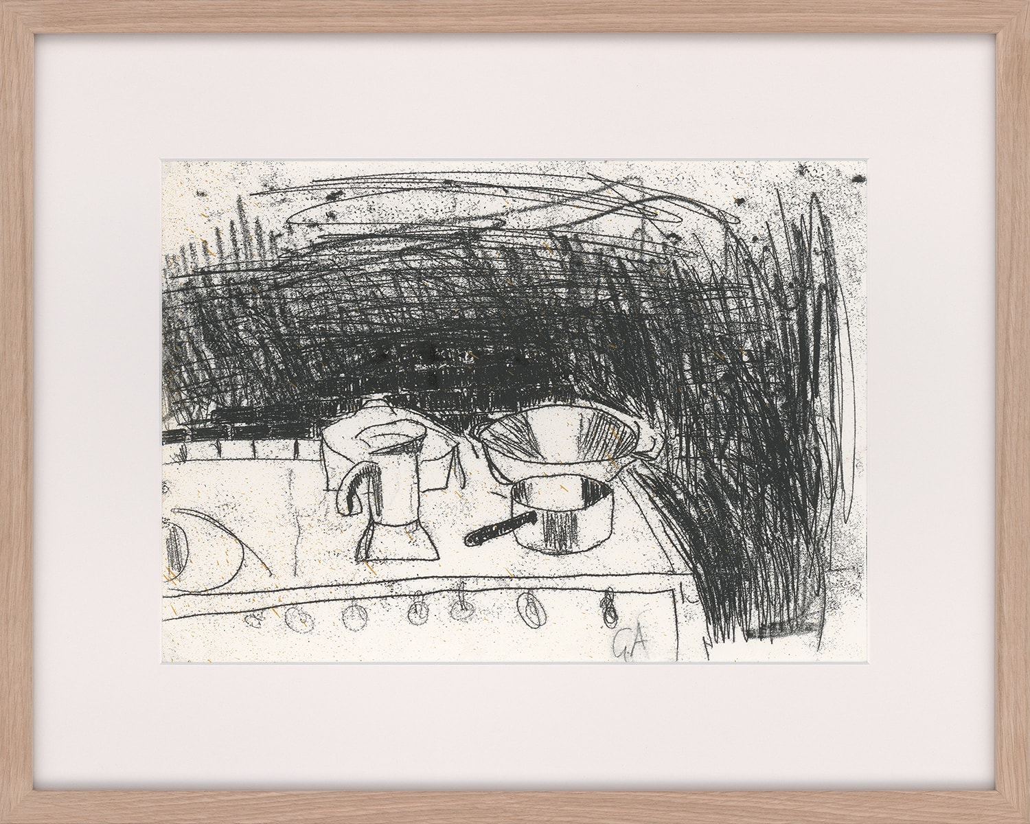 Gene A'Hern, Pots and Coffee Percolator, 2019