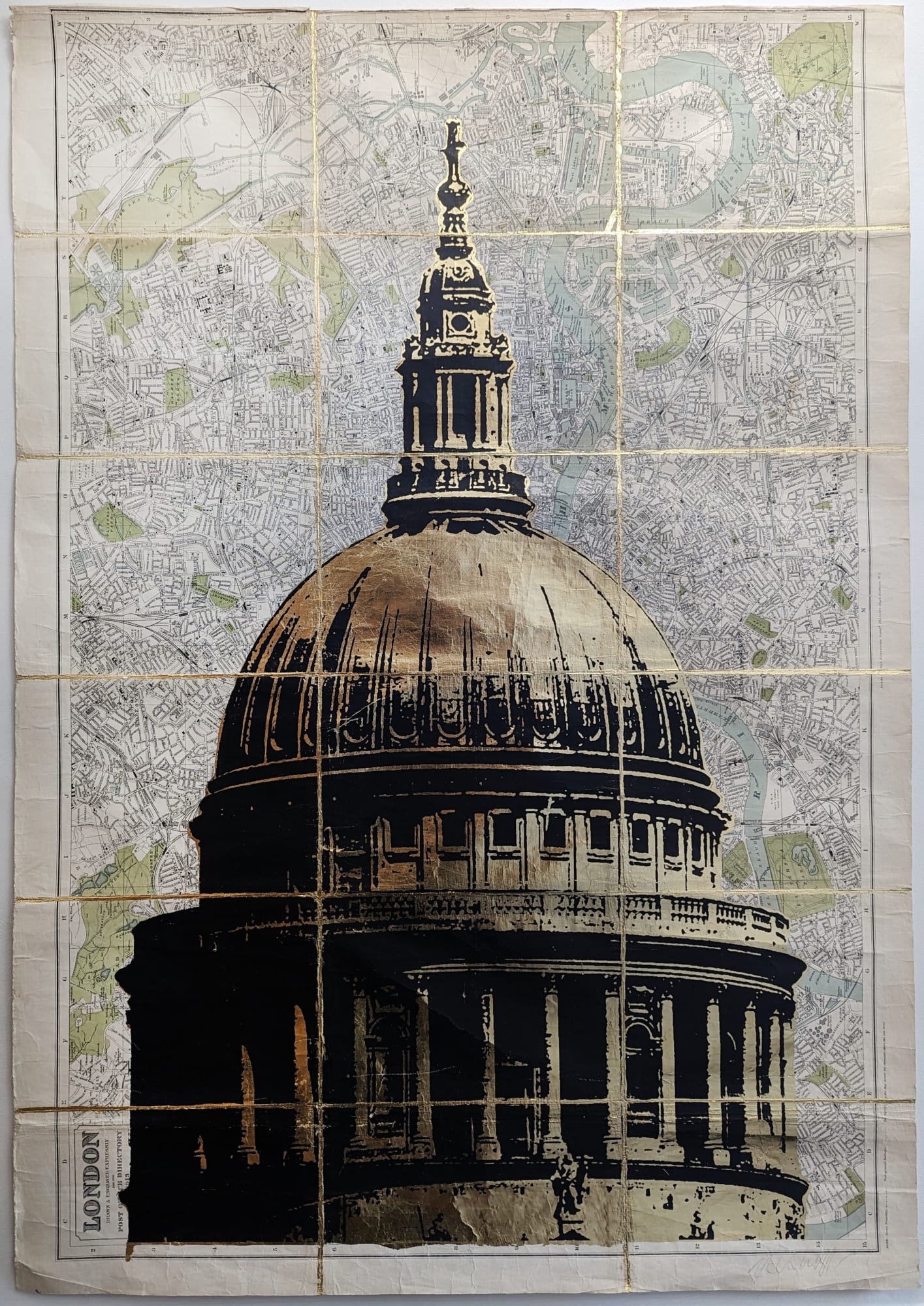 Angela Morris-Winmill, St Paul's - Gold Leaf, 2023