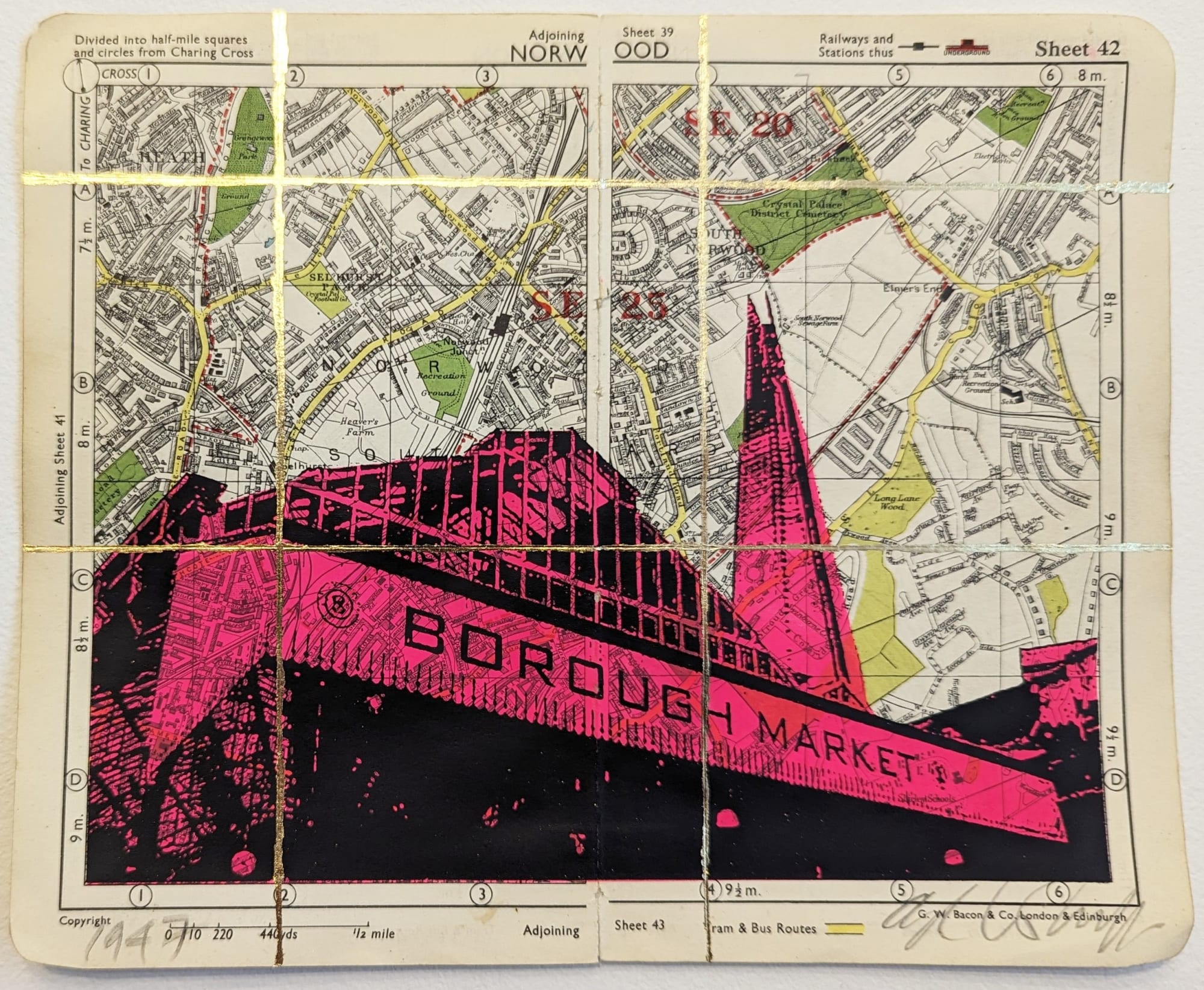 Angela Morris-Winmill, Borough Market, Pink , 2023