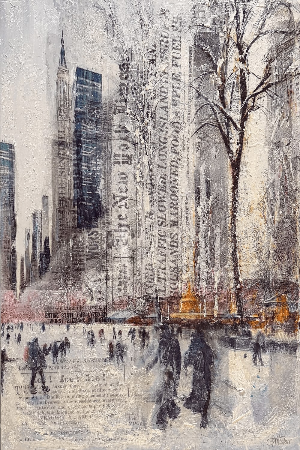 Gill Storr, Skating in New York , 2024