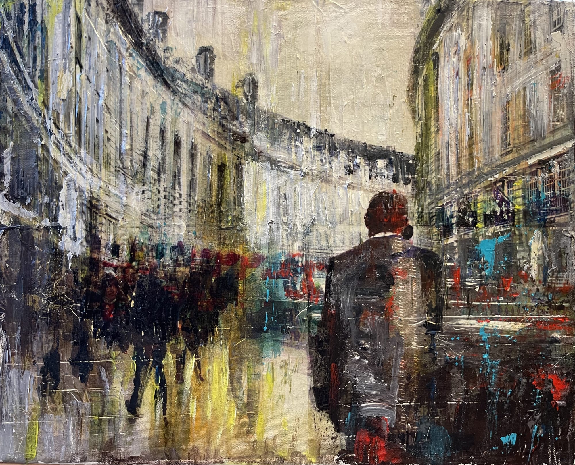 Gill Storr, An Evening in Regent's Street, 2023