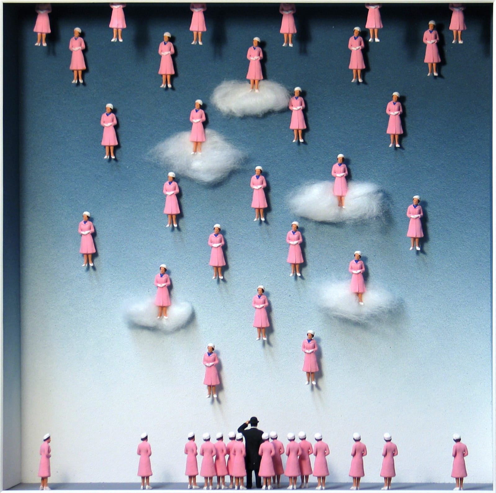 Volker Kuhn, Homage to Magritte, the Queen is Everywhere