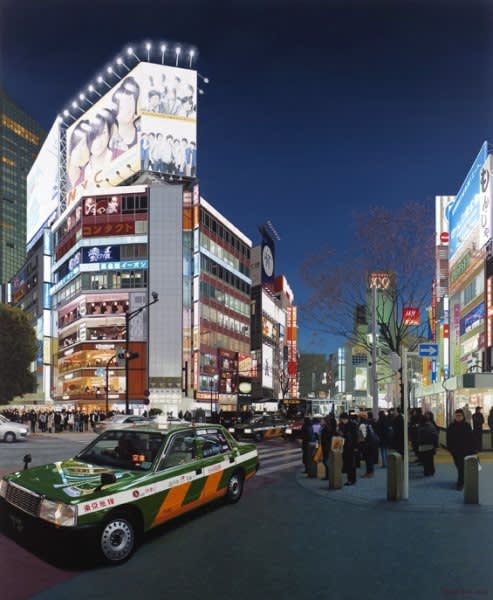 Christian Marsh, Shibuya Crossing at Night, Tokyo