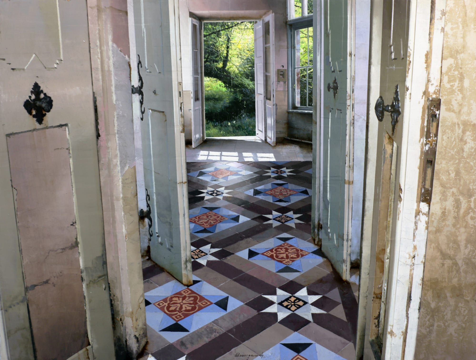 Matteo Massagrande, La porta rosa, 2019