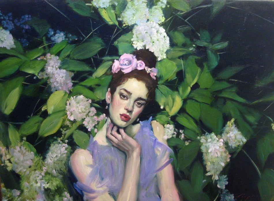 Malcolm Liepke, Hydrangea Garden, 2013