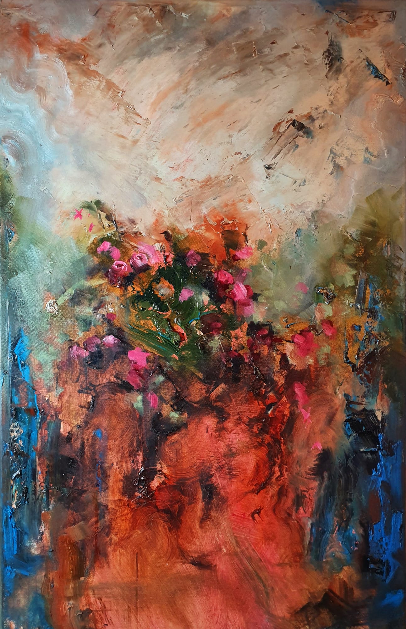 Chris Rivers, Shimmering Clouds (Study), 2020