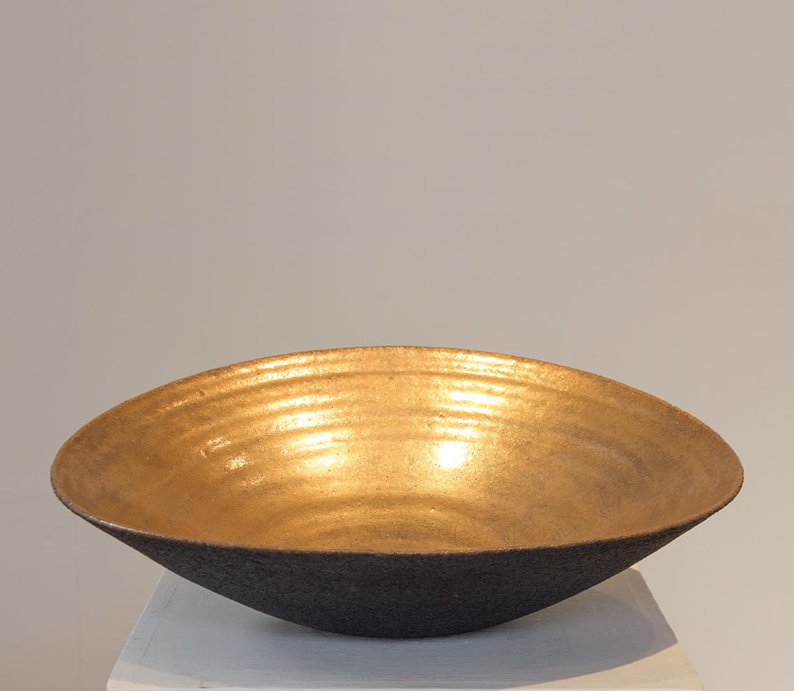 Sotis Filippides, Free Moving Bowl with Gold Interior, 2021