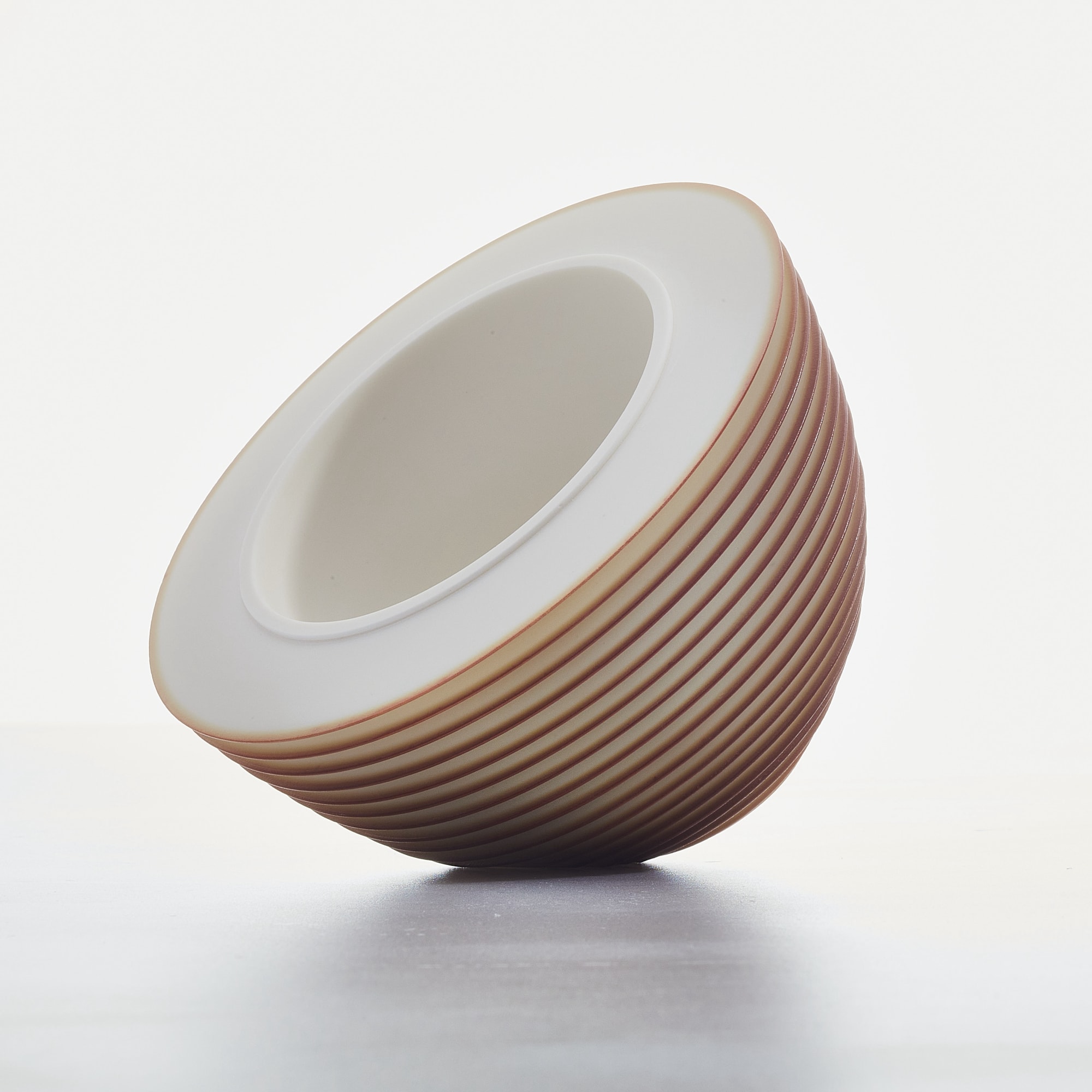 Nicholas Lees, Small Rust Orange Floating Bowl, 2021