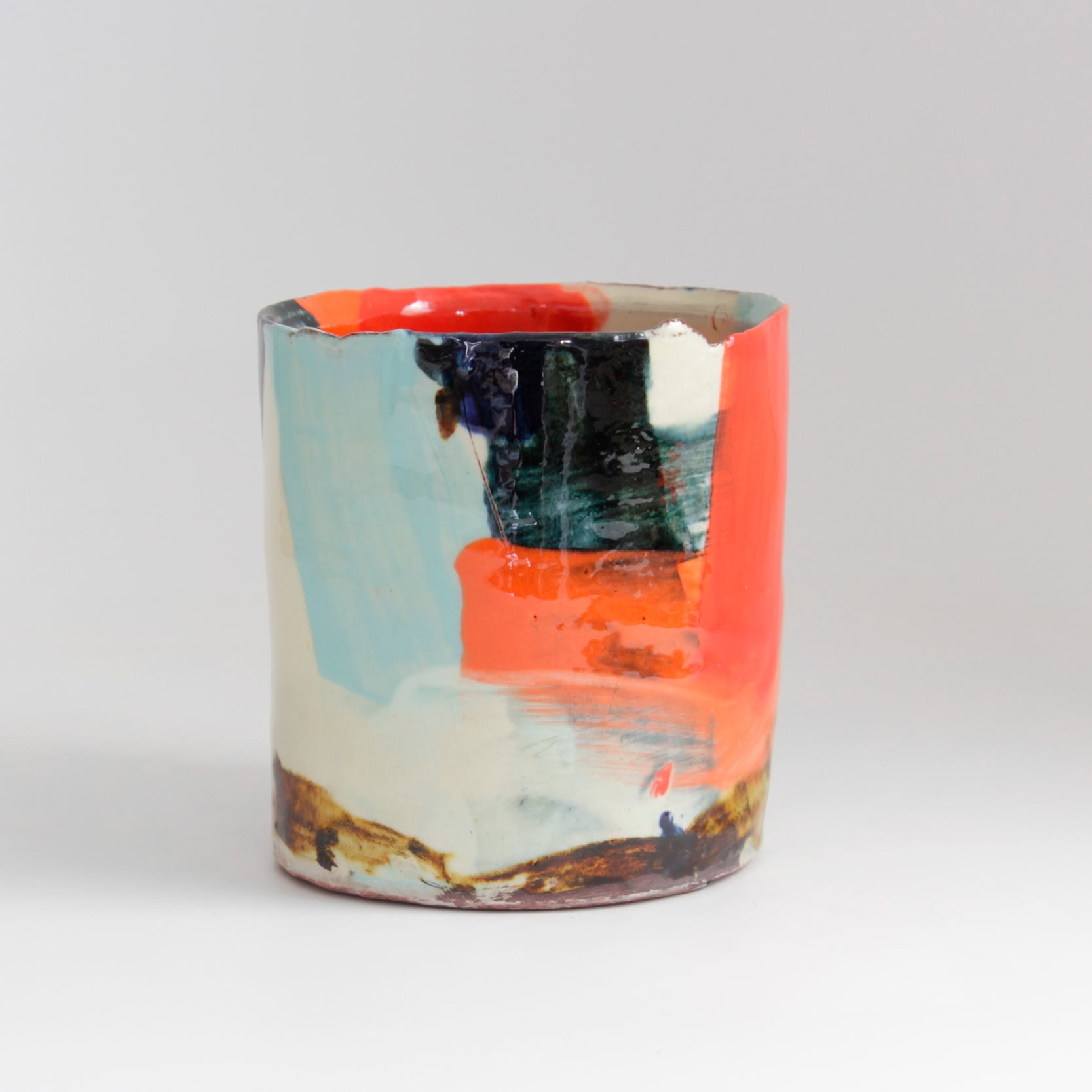 Barry Stedman, Vessel with Green/Red, 2025
