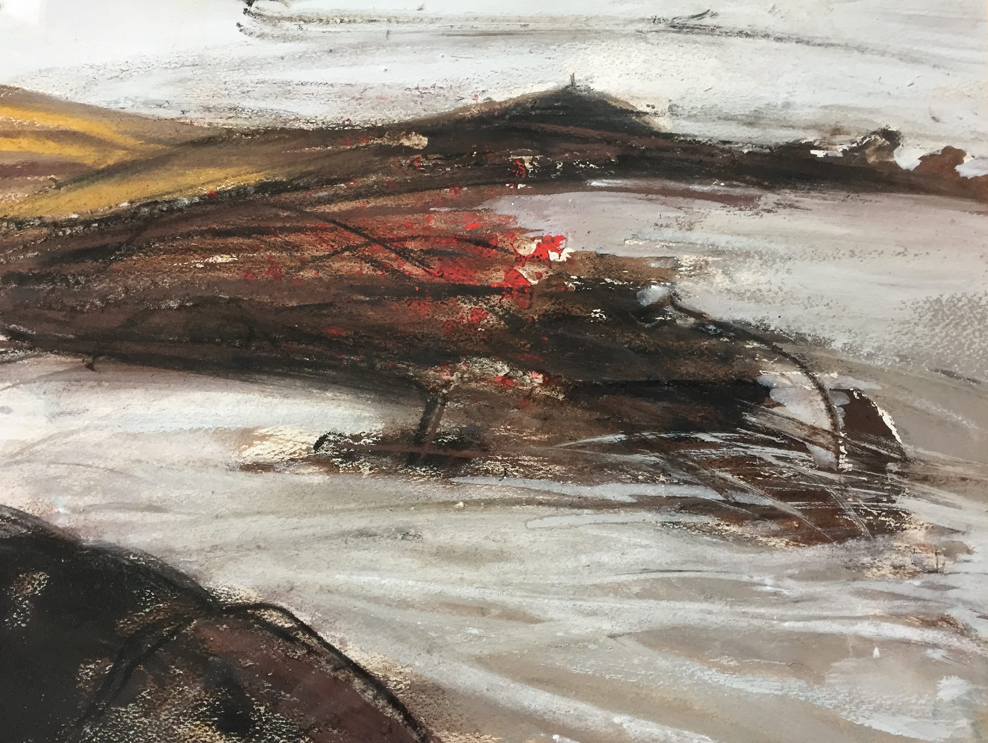 Margo Maeckelberghe, Cape in White, Penwith, 2000