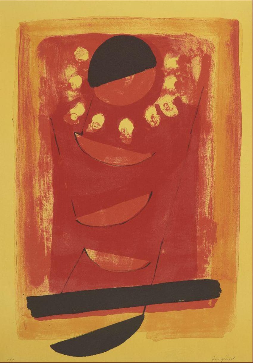 Terry Frost RA, Red, Yellow and Black [Kemp 169], 1997