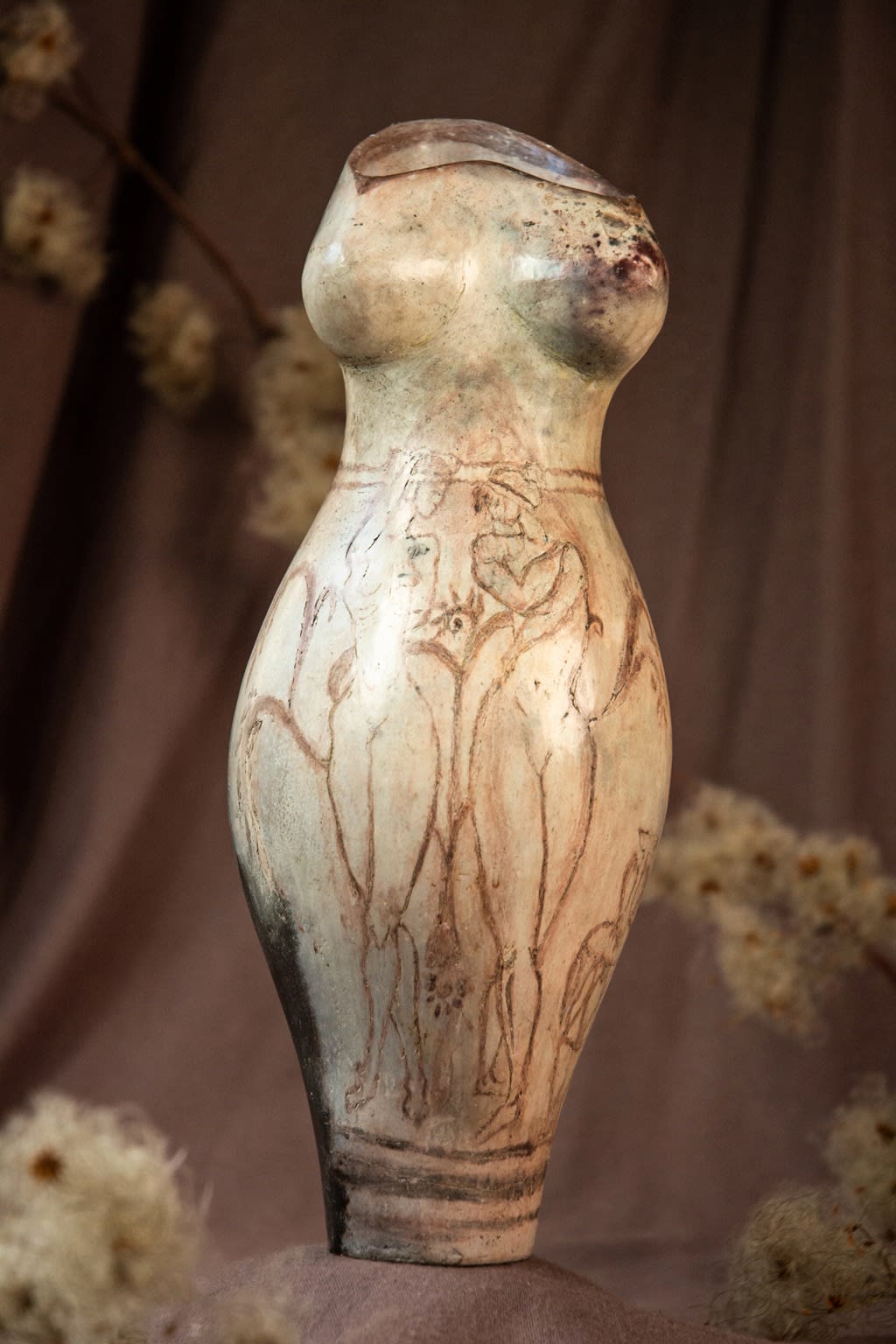 Rhiannon Petrucci, 'Gemini' Tall and Elegant Goddess Vessel, 2025