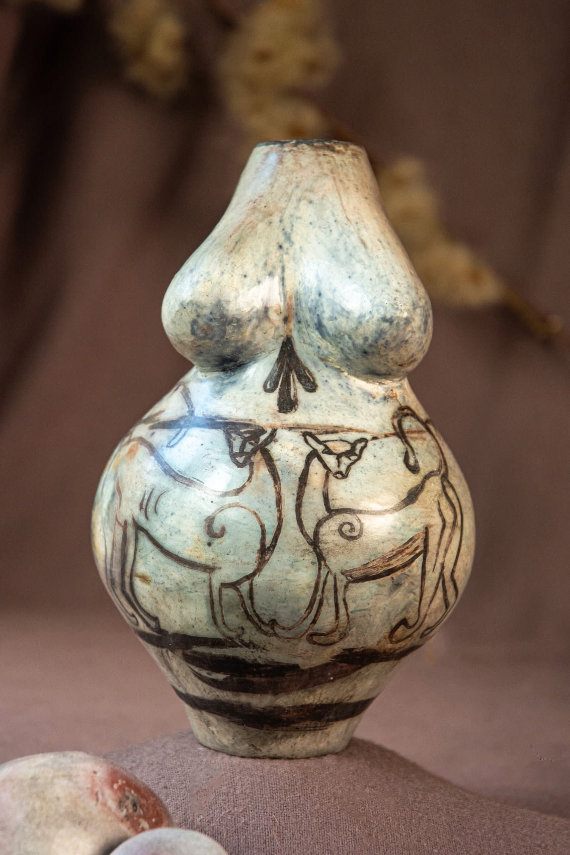 Rhiannon Petrucci, 'Rebirth' Small and Plump Goddess Vessel, 2025