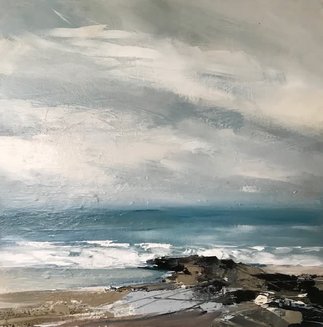 Jenny Hirst, Gwithian Rocks, 2021