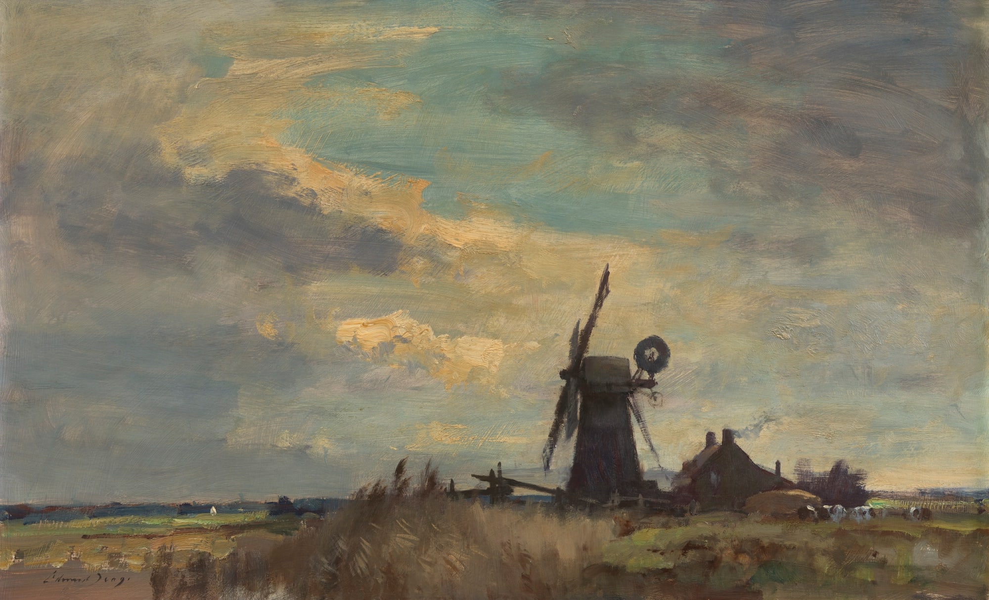 Edward Seago, 15. The Marsh Mill, Norfolk