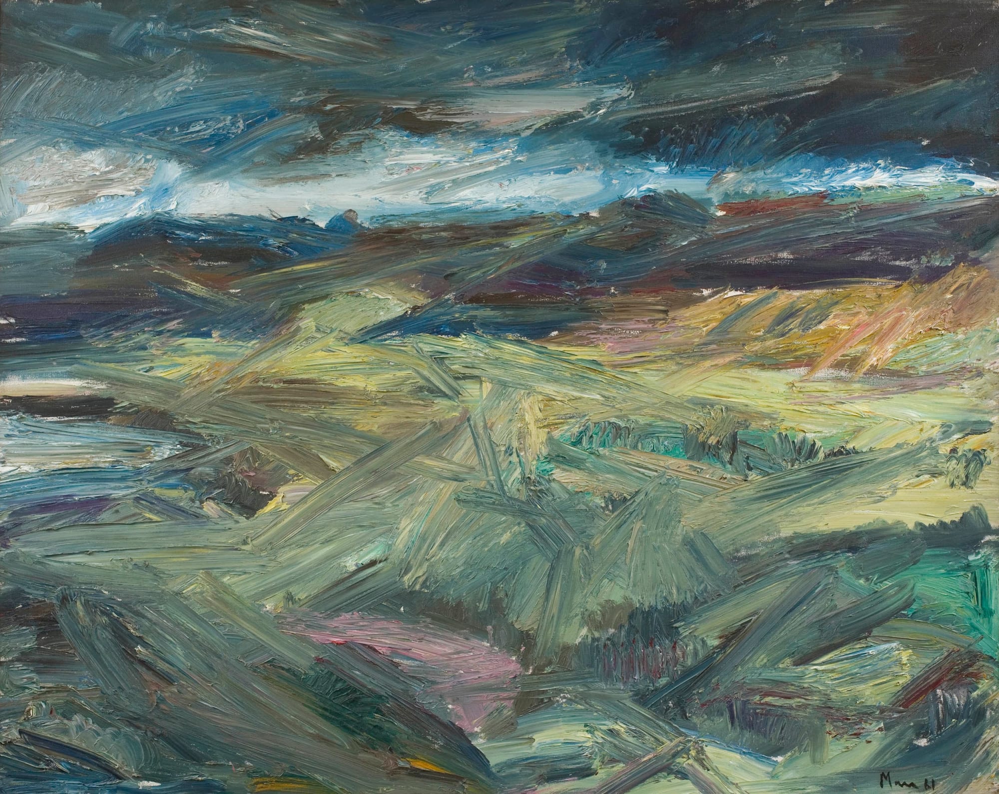 Leslie Marr, Lake McKerrow, New Zealand, 1961