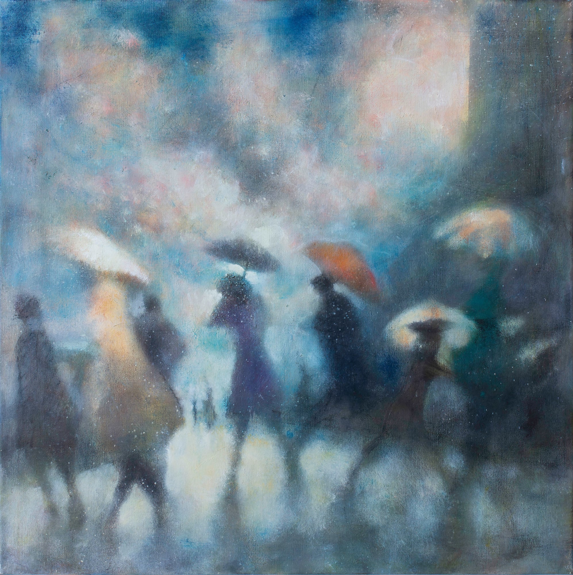 Bill Jacklin, Sun, Rain and Fog on the Bridge, 2019