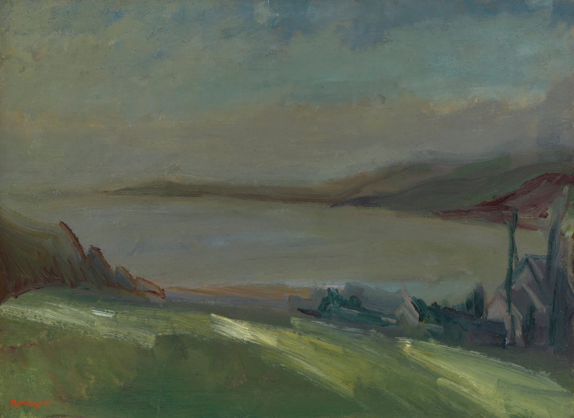 David Bomberg, Red Wharf Bay, Wales, 1944