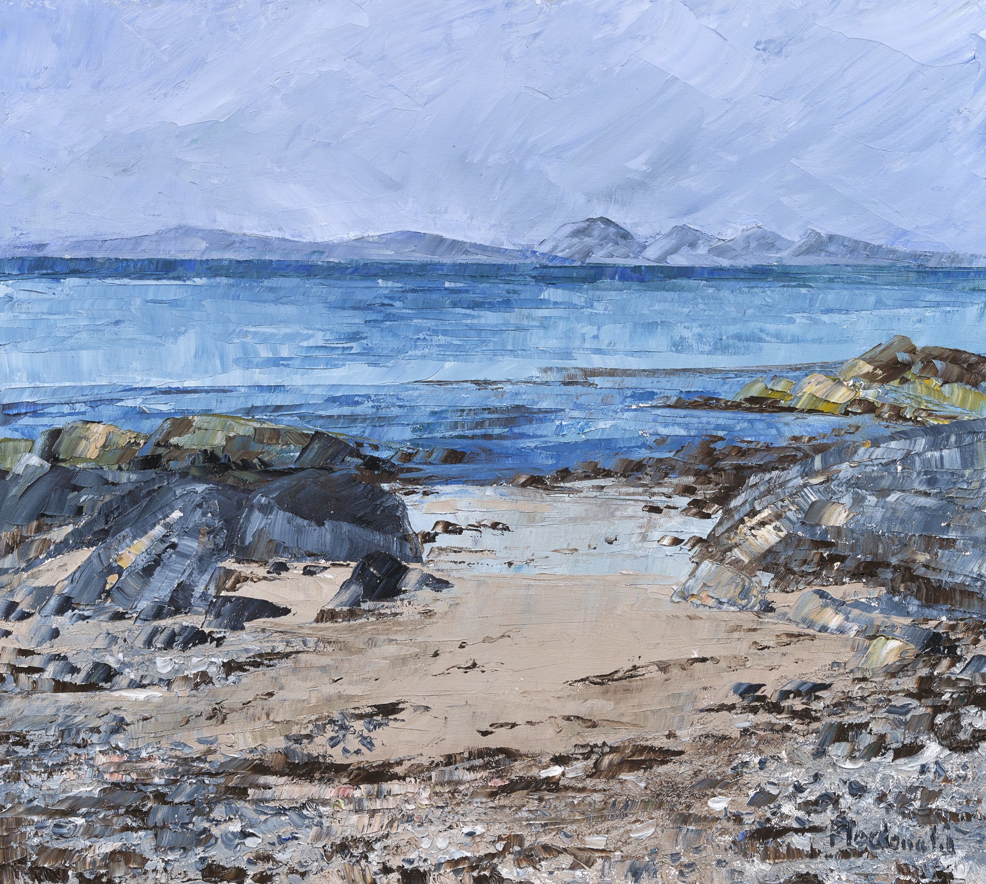 Frances Macdonald, 23. Pebbles and Paps from Ronachan, the Mull of Kintyre