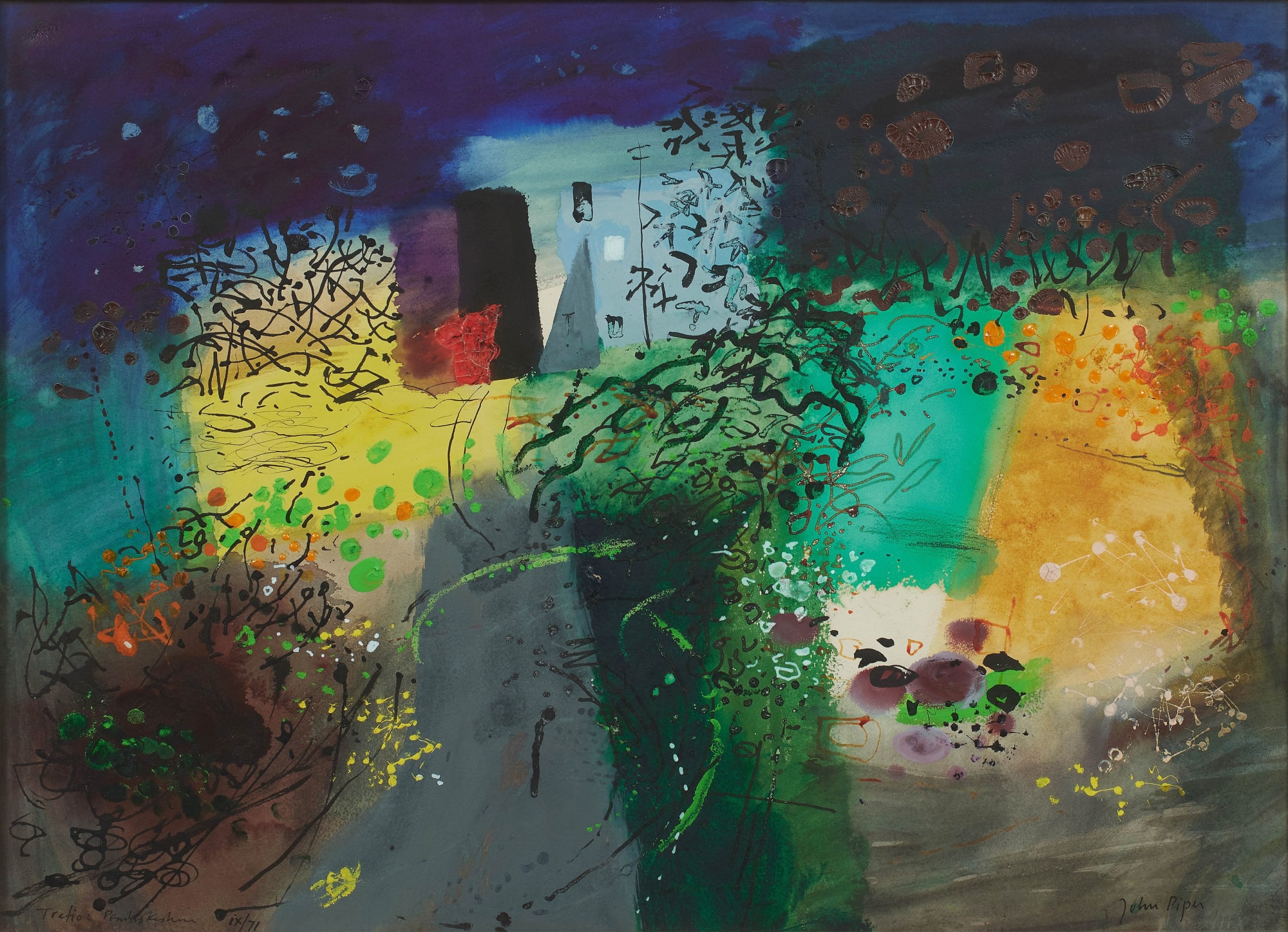John Piper, Tretio, Pembrokeshire, 1970