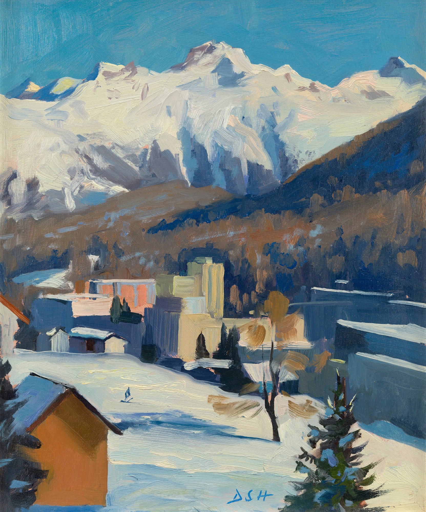 Daisy Sims Hilditch, 34. Cerulean skies, St Moritz