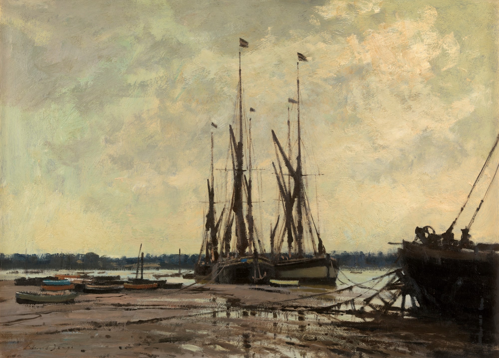 Edward Seago, 4. Low Water on the Orwell