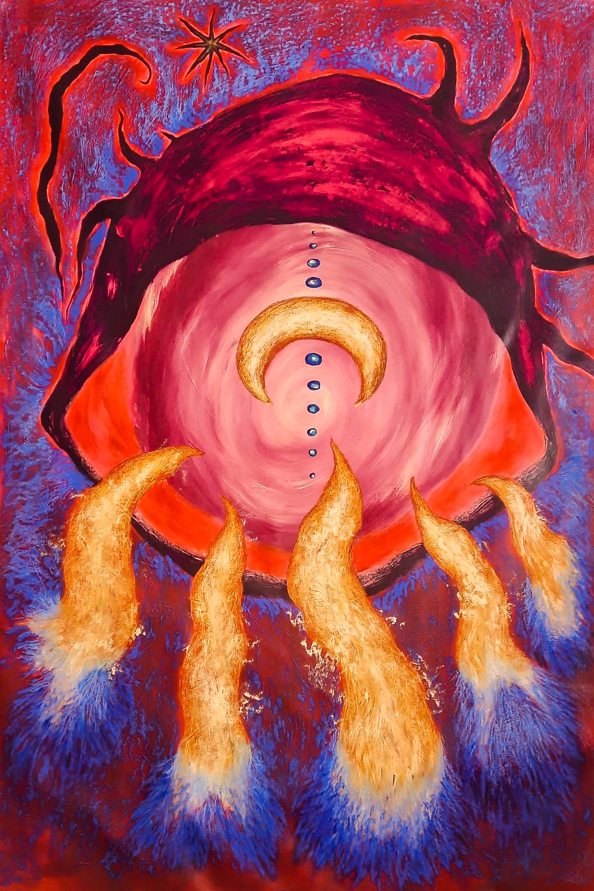 Mariana Rocha, Cílios azuis, dentes moles Blue eyelashes, soft teeth, 2024