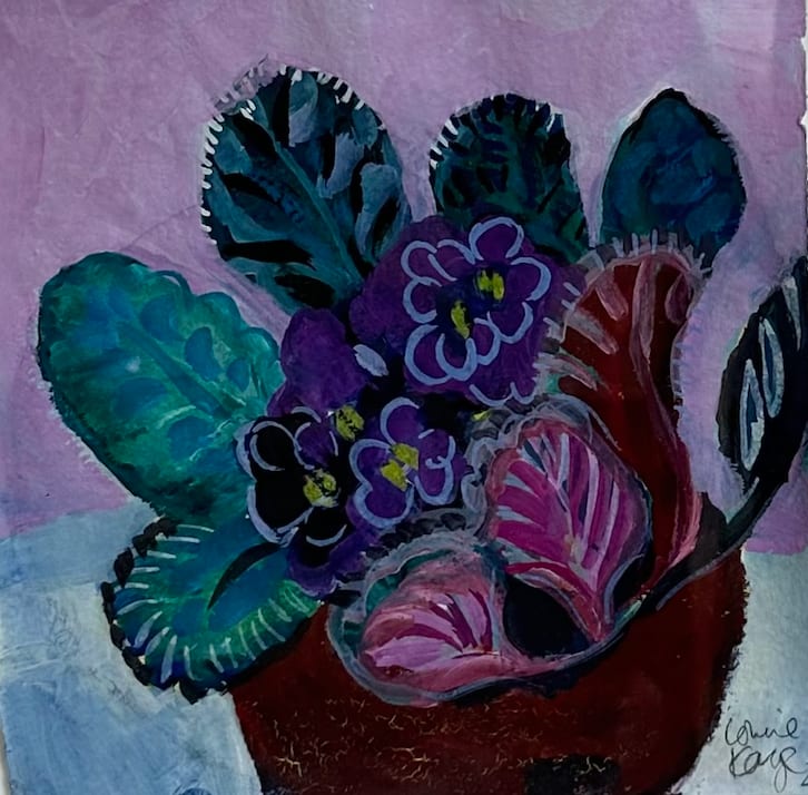 Louise Kaye, African Violet I
