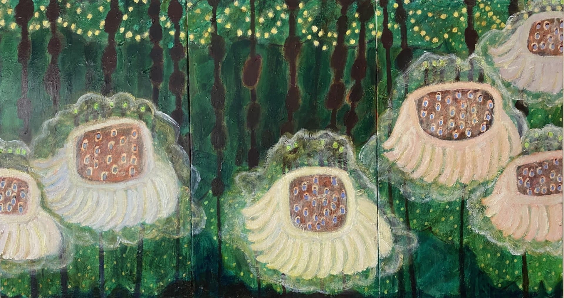 Liz Crossfield, Cosmic Blossoms, 2025