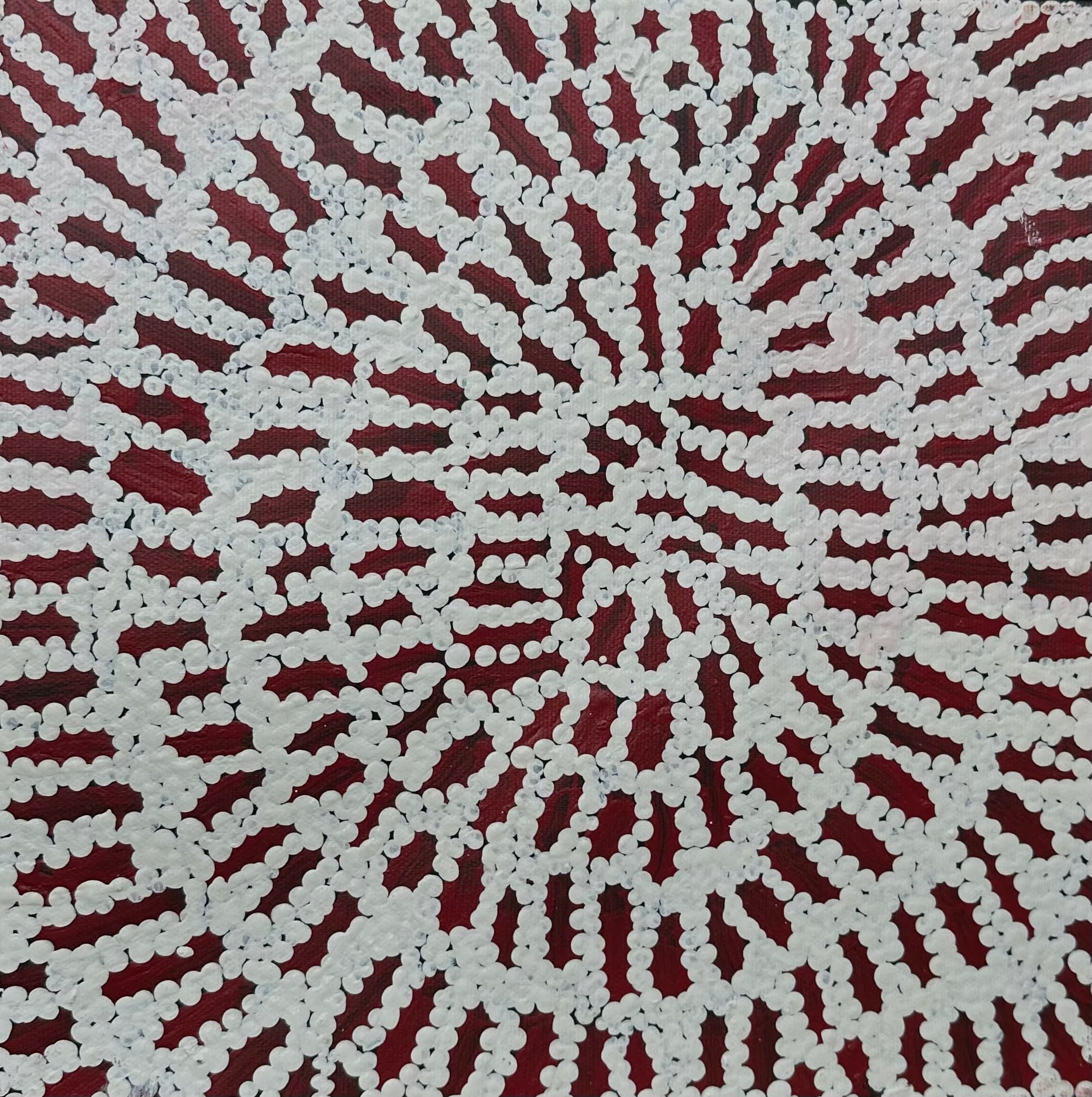 Aboriginal Art, Peggy Nampijinpa Brown - Warlukurlangu Jukurrpa (Fire Country Dreaming)