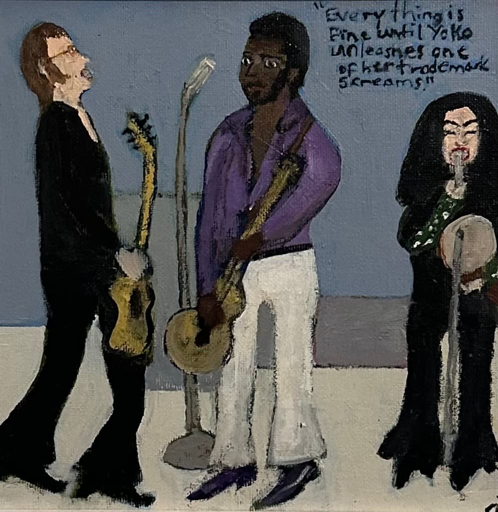 June Hughes, Awkward I: “Everything is fine until Yoko unleashes one of her trademark screams”, 2024